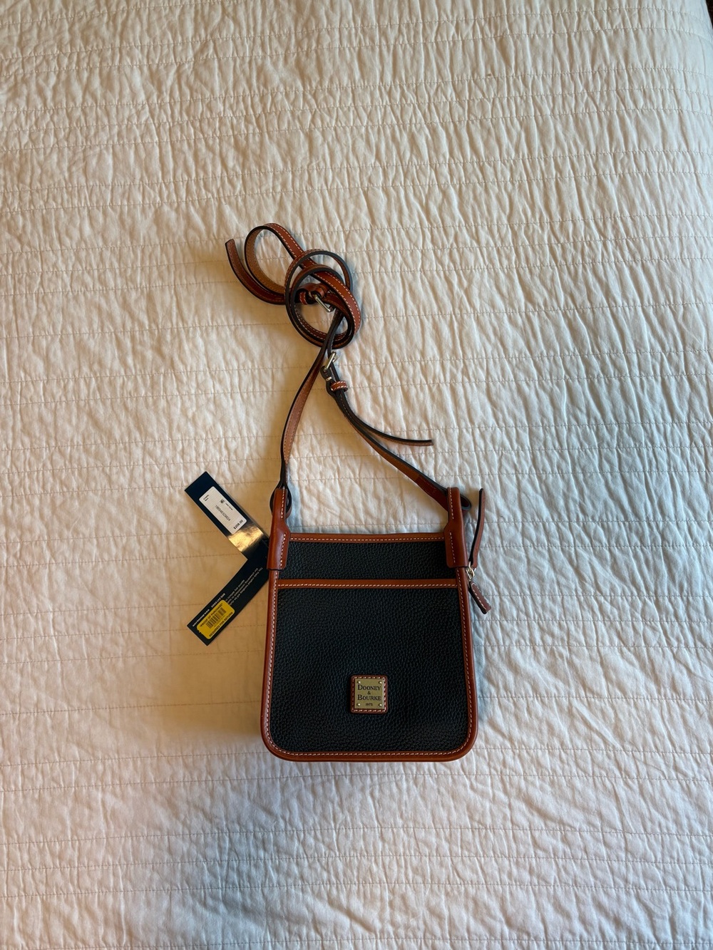 Dooney & Bourke Pebble Grain Letter Carrier Crossbody